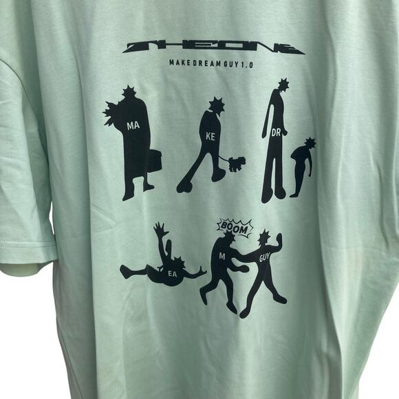 Make Dream Guy 1.0 The One Green T-Shirt Mens Deadstock - Picture 4 of 9